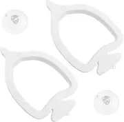 2Pcs Aquarium Feeder Movable Feeding Ring Fish Tank Feeder Creative Fish Feeder Safe Material Easy to Use and Clean