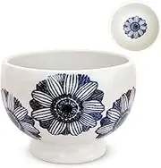 J-Kitchens Isayama Kiln Soup Bowl, Drink or Eat, Free Round Bowl, 11.8 fl oz (350 cc), Hasami Ware Made in Japan, Gerbera