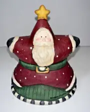 Debbie Mumm's Igloo Village Santa Shaped Candle