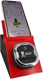 Holder for iGrill 3 Bluetooth Thermometer with Smartphone Tablet Stand