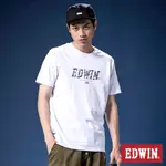 EDWIN 網路獨家 EDWIN影子短袖T恤(白色)-中性款