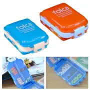 Folding Medicine Vitamin Drug Pills Box Makeup Storage Case Container Boxs
