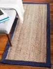 Jute Rug Rectangle Runner Living Room Area Rug Carpet Door Mat Hand Braided