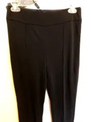 Giorgio Armani Rayon Black Leggings Skinny Pants, Size 40, Made in Italy
