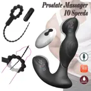 Butt Prostate Vibrating Male Stimulator G-Spot Plug Dildo Toys Anal Vibrator Sex