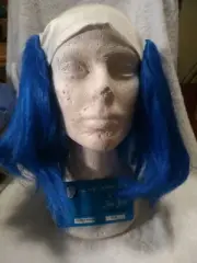 Lacey~Deluxe Bald Silly Boy Blue Clown Hair~Wig