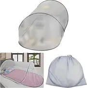 AIZHIYI Portable Mosquito Net Tent, Folding Mosquito Head Net, Pop-Up Mosquito Net Tent with Zipper Outdoor Camping Mosquito Net Portable Pop Up Mosquito Net for Camping Backyards