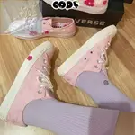 正版 CONVERSE CHUCK TAYLOR ALL STAR LIFT OX 女鞋 白粉 櫻花 情人節 歐陽娜