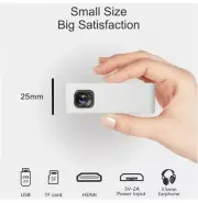 UNIC MY302 WiFi Wirless 50 ANSI Lumens 1920x1080 EZcast OS DLP Projector - white