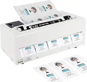 Electric Paper Cutter with Automatic Induction,Electric Business Card Cutting Machine, Adjustable Margin 9-12mm, Cutting 30 Pieces/min, 350g Business Card Cutter, for Business/Invitation