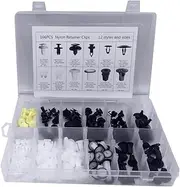 Lantee Trim Clips Set - 166 Pcs 12 Types of Door Panel Retainer Car Clips and Fasteners for Toyota, Lexus, Mazda, Honda
