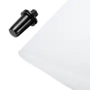 Speaker Grill Cloth 20 x 63 Inch Stereo Mesh Fabric with Buckle White