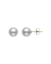Bloomingdale's Fine Collection Cultured Freshwater Pearl Stud Earrings in 14K Yellow Gold