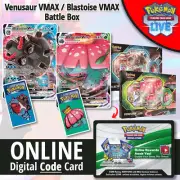 Pokémon Blastoise / Venusaur VMAX Battle Box TCG PTCGO Live Code ONLINE Code