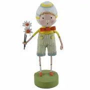 Lori Mitchell Sheldon Easter Egg Boy Figure Figurine Folk Art