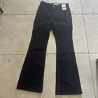 New Levis Black Corduroy Pants Size 28 X 32 726 Flare $70 Zz