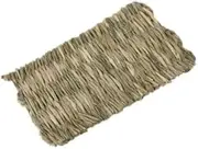 Grass Mats for Rabbits Small Animals Natural Handcrafted Ideal for Bunnies, Guinea Pigs, and Hamsters. These Woven mats Provide a Cozy Bed nest Engaging chew Toy & Safe eco-Friendly Bedding (L) X2