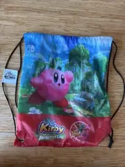 Kirby and the Forgotten Land Drawstring Cinch Bag Nintendo SDCC 2022 Promo Rare