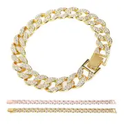 10 Inch Cuban Link Chain Fashion Long Lasting Color Retention Brick Hip Hop FAD