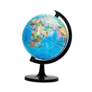 10" World Globe Political Map - Educational Globe - Self Assembled 10" Globe