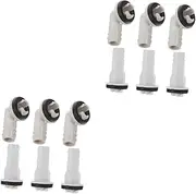 Gatuida 2sets Drain Hose Conditioner Kit Drain Pipe Elbow Connector Air Conditioning Parts 6pcs*2