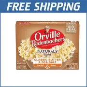 Orville Redenbacher's Naturals Microwave Popcorn - Classic Butter & Sea Salt,...