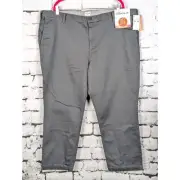 DOCKERS "The Broken In" Slate Gray Casual Pant Big & Tall 46"x 28" NWT