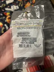 W10503548 Whirlpool Dishwasher Access Panel Retainer G-019 T