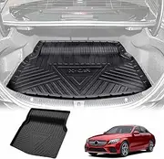 X-CAR Boot Liner for Mercedes-Benz C-Class Sedan 2014 2015 2016 2017 2018 2019 2020 2021 2022. Luggage Tray Cargo Mat Trunk Cover Heavy Duty Interior Accessories