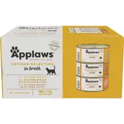 Applaws Chicken Selection In Broth Adult Wet Cat Food 70g x 8 Pack