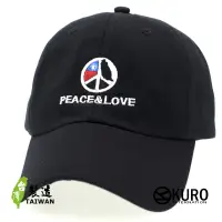 在飛比找蝦皮商城優惠-KURO-SHOP 愛與和平 中華民國國旗老帽 棒球帽 布帽