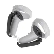 Silicone Handle Grip Cover Fitted Case Sleeve Hand Strap For Oculus Quest 2 f