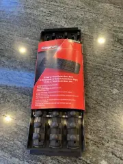 Snap On ka12r3l13bk 1/2” drive 3 row twist lock tray, 13” long black
