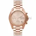 Michael Kors Original MK5799 Women's Bradshaw Rose Gold Chrono Watch 36mm