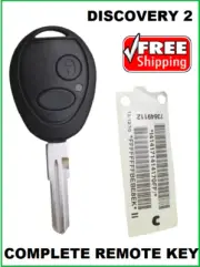 Fits LAND ROVER Key Discovery 2 Key complete Remote Key Ready for programming