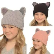 Girls Bertie & Bo girls Chenille Hat With Ears GL1040