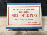 OLD VINTAGE M. MYERS & SONS 144 DIP CALLIGRAPHY PEN NIBS MADE IN ENGLAND