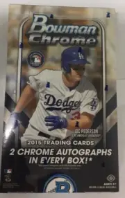 2015 Bowman Chrome Baseball Hobby Box Factory Sealed Bellinger, Bryant RC?