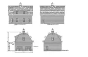 30'X40'- 40'X30' GARAGE PLANS GAMBREL ROOF OVERSIZED GARAGE PLAN 18-3040-GMB-5