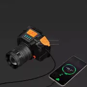 Sensor LED Head Lamp Zoom USB Charging Head Torch Strong Light Flashligh
