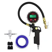 Milton® Digital Tire Inflator / Pressure Gauge, 0-250 PSI, 14" Air Hose, Lock-on