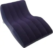 Bewinner Inflatable Couch Sofa, Inflatable Lounger Chair Comfortable, Portable Blow Up Couch, Camping Sofa Sleeping Bed for Home Picnics Hiking Park Beach Travel Outdoor (Navy