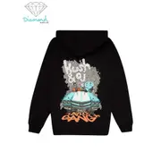 Diamond Supply Co.長袖帽T 刷毛內裡 While Driving Hoodies 連帽套頭衫 街頭風