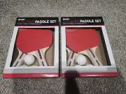 Franklin 2 Player Paddle Set With 3 Tennis Balls Brand New Includes 2 Sets
