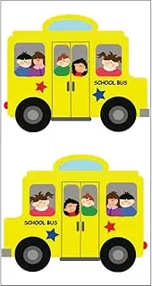 Creative Converting Swankies School Bus Fashion Decorative Pocket Tissue Package for Parties