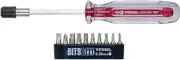 Vessel TD-6310TX Torx Screwdriver Set (Includes 10 Bits) Short Bit Replacement Type