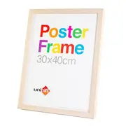 Photo Frame 30x40cm MDF Poster Artwork Picture Home Decor Wall Sign Natural