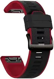 [RAYESS] Colorfu Replacement Bracelet For Garmin Official Buckle Silicone Quick Release Strap For Fenix 5X/5/3/3HR/6/6X/Forerunner 935/945