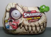 Zuru Smashers Dino Island T-Rex Battles Over 20 Surprises Including 2 Dinos, NEW