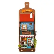 Rolife Aroma Toast Lab DIY 1/24 Scale Dollhouse Room Wall Hanging Kit (DS019)